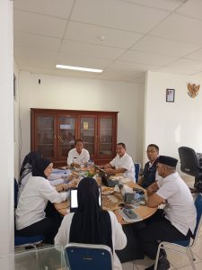 Rapat koordinasi dengan Badan Pengelola Keuangan dan Pendapatan Daerah tentang Serah Terima Aset dan Pengelolaan Rumah Dinas Puak